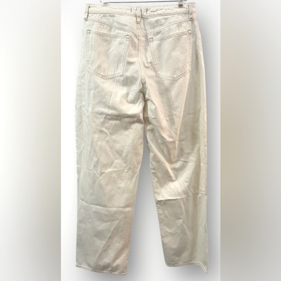 NWT - Abercrombie & Fitch The Loose High Rise Pleated Jeans - Size 33 / 16R - Picture 5 of 5